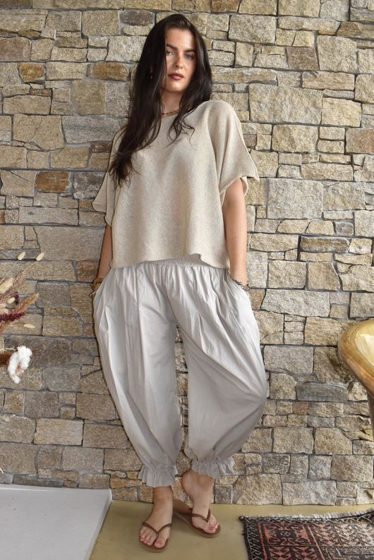 Paloma Bloomer Pant Stone